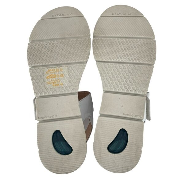 White Perforated Sandals - Picture 7 of 10